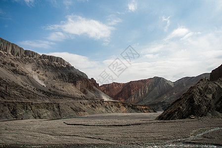 自然景观戈壁雅丹河谷悬崖纹理素材背景图片