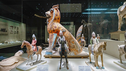 新疆博物馆陶俑高清图片