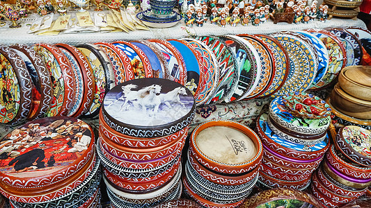 新疆手工艺品背景图片