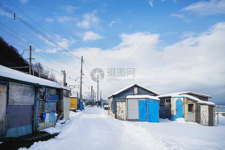 日本北海道朝里风光图片