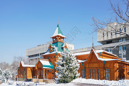 阿拉木图哈萨克民族乐器博物馆背景