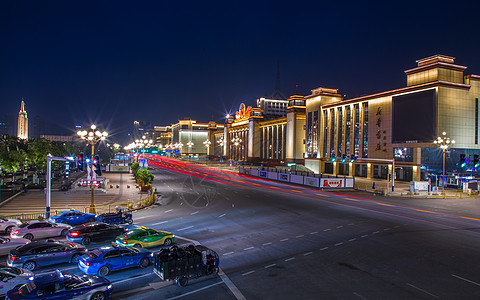 南昌八一路夜景图片