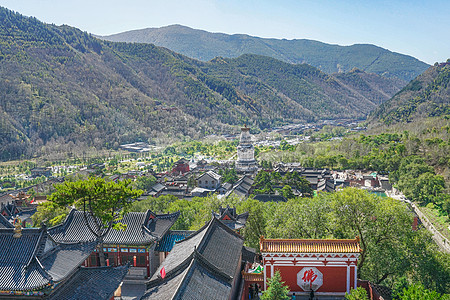 山西五台山五台山塔院寺背景