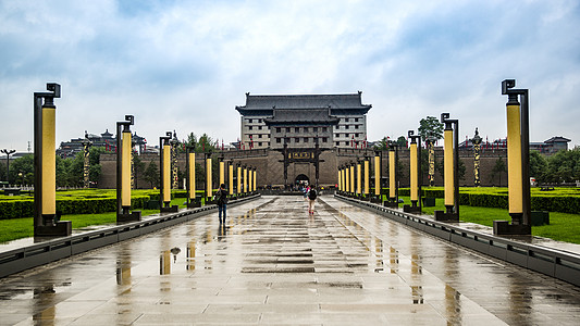 西安南门西安永宁门背景