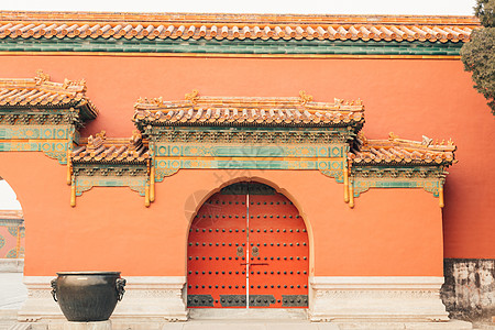 北京故宫博物馆大红宫门高清图片