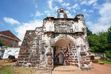马来西亚马六甲圣地亚哥古城门图片