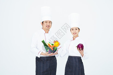 厨师与水果蔬菜图片