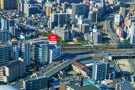 日本大阪梅田空中庭园及周围图片