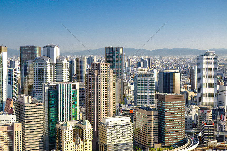 日本大阪梅田空中庭园及周围图片