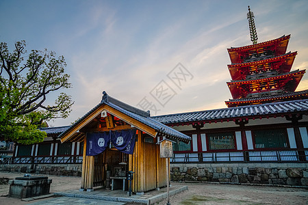 日本大阪四天王寺建筑图片