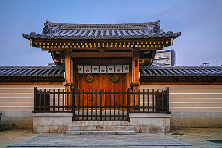 日本大阪四天王寺建筑背景图片