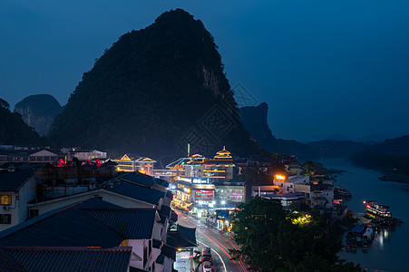 阳朔县城夜景图片