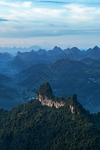 相公山桂林山水背景