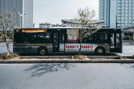 公交车背景图片