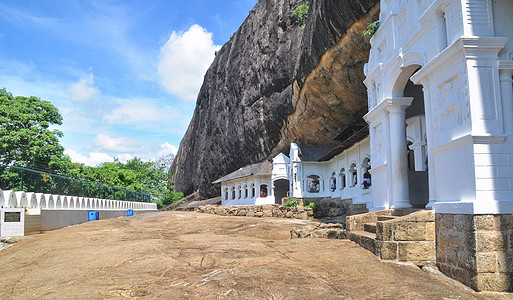 斯里兰卡丹布勒石窟高清图片