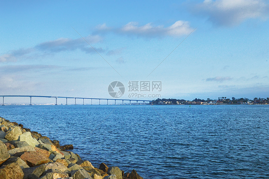美国圣地亚哥跨海大桥图片