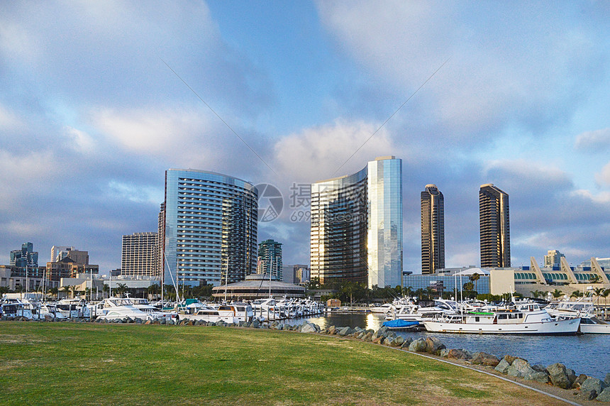 美国圣地亚哥城市街景