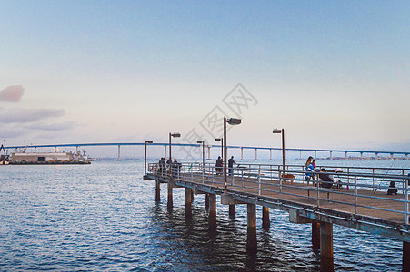 美国圣地亚哥跨海大桥图片