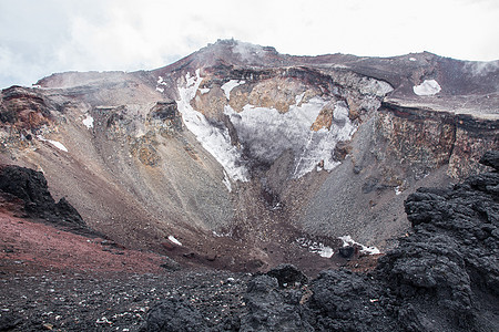 富士山山顶图片