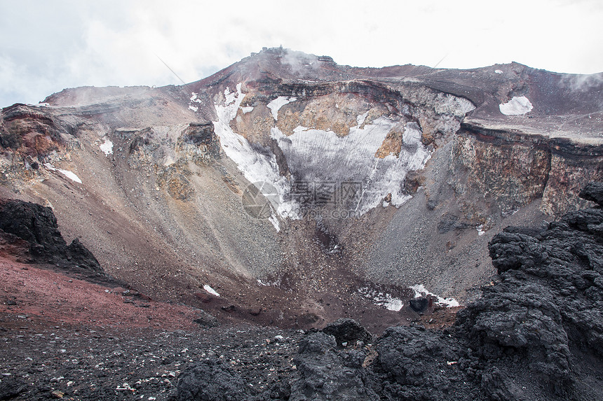 富士山山顶图片