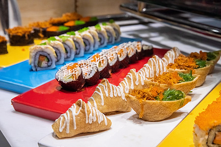 寿司美食自助餐图片素材