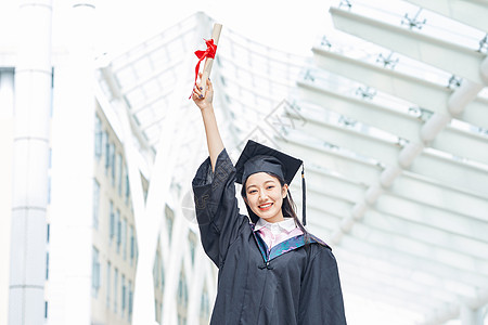 女生睡觉女大学生毕业照背景