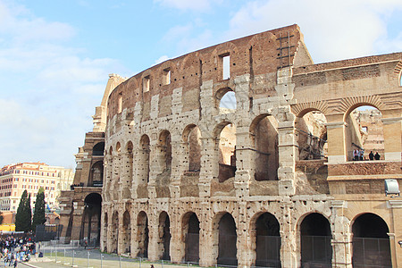 古代建筑罗马斗兽场景区背景