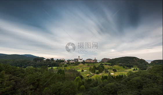 大连棒棰岛宾馆森林自然风景图片