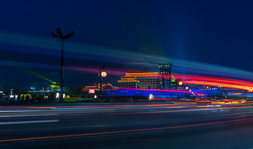 西安南门夜景图片