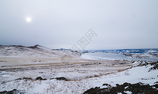 俄罗斯贝加尔湖雪景图片