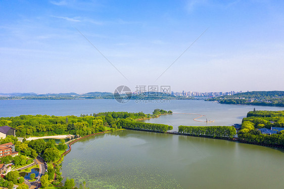 新农村度假村田园自然风光湖景图片