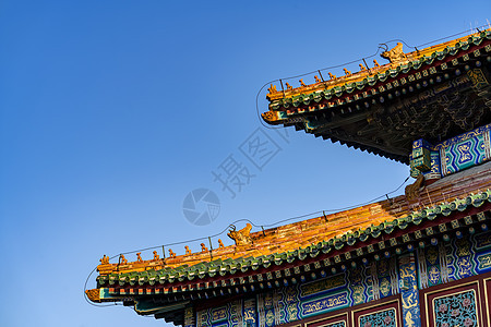 北京北海公园的小西天图片