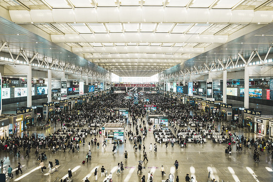 上海虹桥高铁站图片