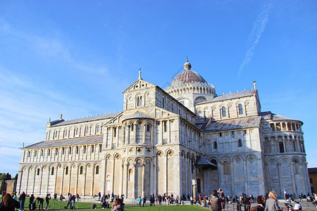 意大利比萨大教堂背景图片