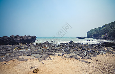 火山石头北海涠洲岛火山地质公园背景