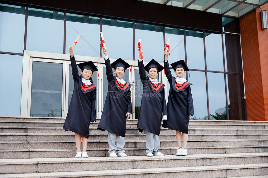 小学毕业照图片