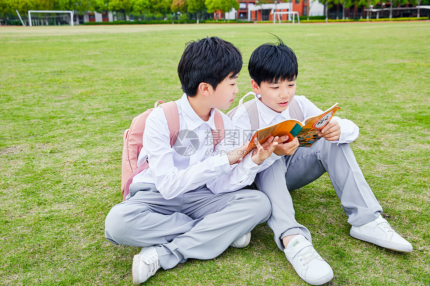 摄图网为您提供照片正版 高清照片下载,该高清照片标题为小学生读书