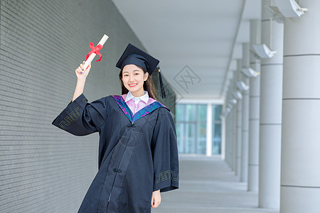 我们毕业啦大学毕业生美女背景