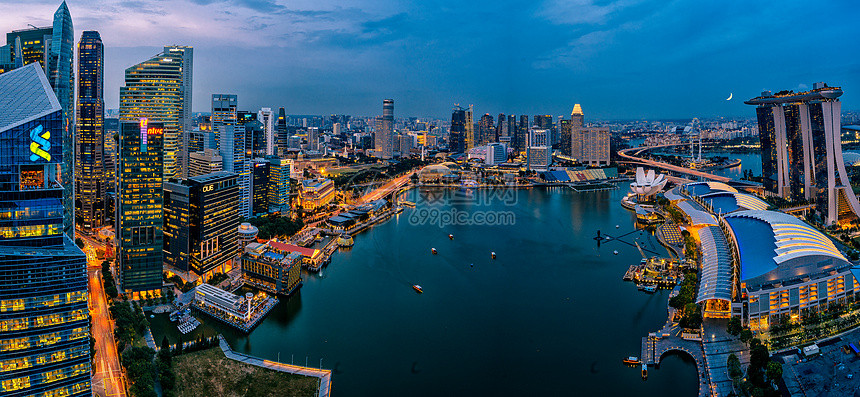 新加坡金沙湾夜景 第1页