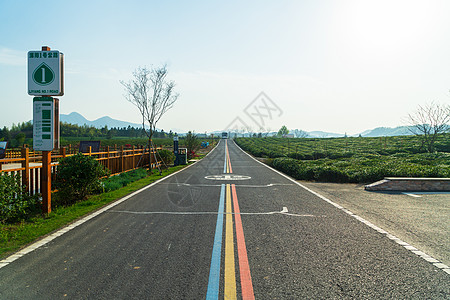 江苏溧阳网红最美一号公路背景