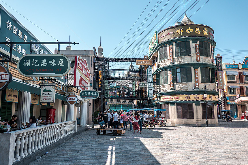 浙江横店影视城 广州街图片