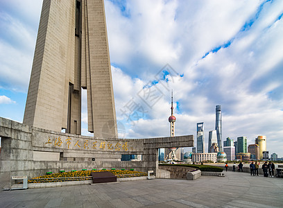 上海旅游地标上海市人民英雄纪念塔图片