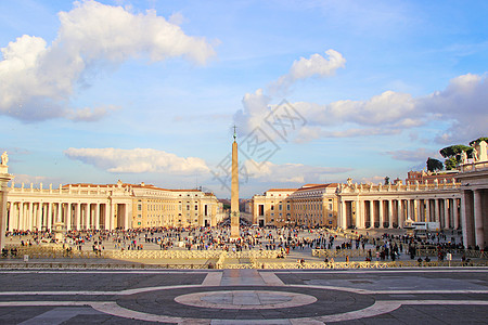 梵蒂冈圣彼得广场背景
