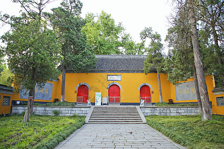 寺庙大门扬州大明寺山门背景