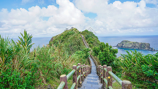 台湾绿岛牛头山高山草甸高清图片