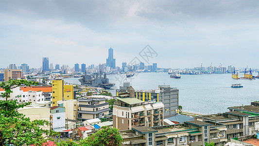 台湾高雄全景背景