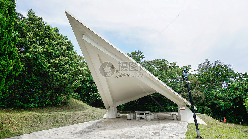 台湾清华大学梅园风光图片