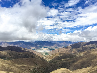 青藏高原风光背景图片