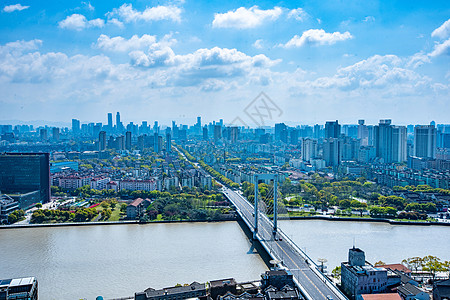 宁波北仑港宁波城市风景背景