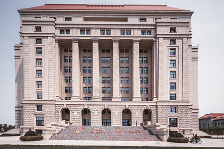 山东大学图书馆背景